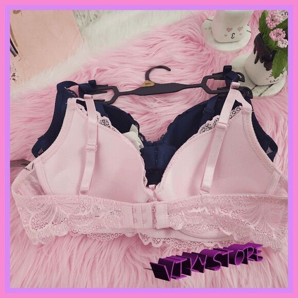 NWT ๐ Bluxe Everyday Bra Pack of 2โ- Smooth Fit & Comfort 36C #7098 ๐ - Picture 2 of 7